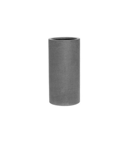 Klax Grey Cylindrical Pot