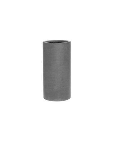 Klax Grey Cylindrical Pot